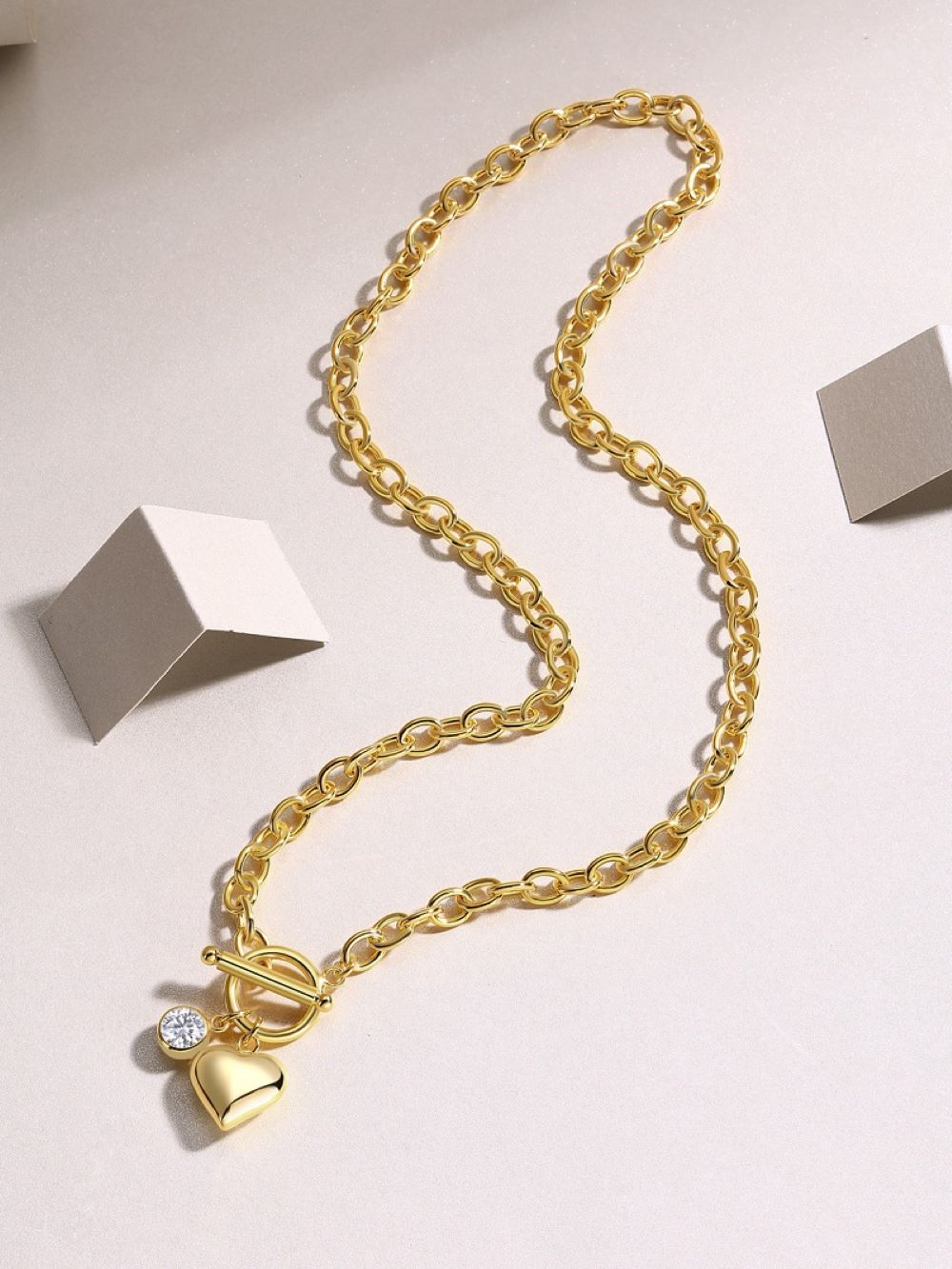 N15124-G Shooting Star Wish Moissanite Pendant Necklace – Elegant S925 Silver Jewelry
