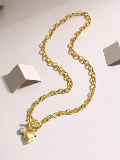 N15124-G Shooting Star Wish Moissanite Pendant Necklace – Elegant S925 Silver Jewelry